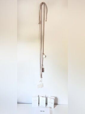 Dior Jadore Phone Strap Gold + White Lanyard Crossbody + Charms  + Sample Sprays